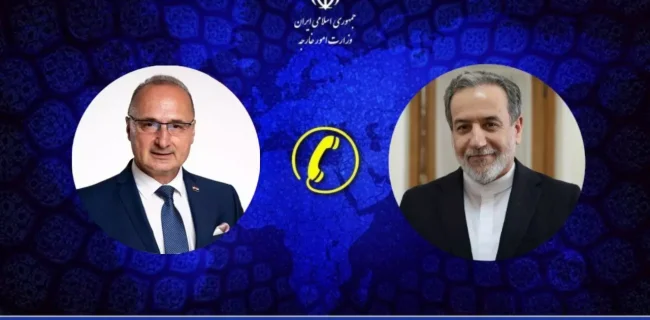 گفتگوی تلفنی وزرای امور خارجه جمهوری اسلامی ایران و جمهوری کرواسی