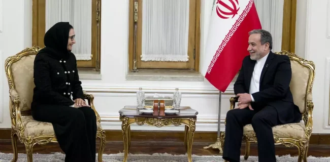 دیدار رئیس جدید دفتر برنامه جهانی غذا در ایران با وزیر امور خارجه