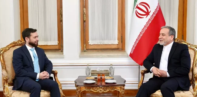 دیدار معاون وزیر امور خارجه ارمنستان با وزیر امور خارجه