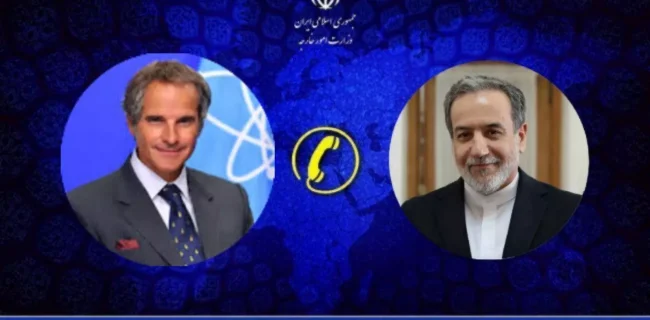 گفتگوی تلفنی وزیر امور خارجه و مدیرکل آژانس بین‌المللی انرژی اتمی