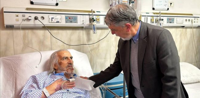 عیادت مسئولان ارشد وزارت فرهنگ و ارشاد اسلامی از فریدون شهبازیان